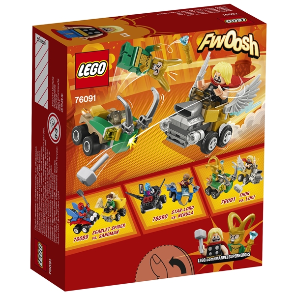 76091 LEGO Super Heroes Mighty Micros Thor/Loki (Bilde 2 av 3)