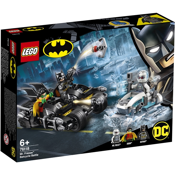 76118 LEGO Super Heroes Mr. Freeze mot Batcycle (Bilde 1 av 3)