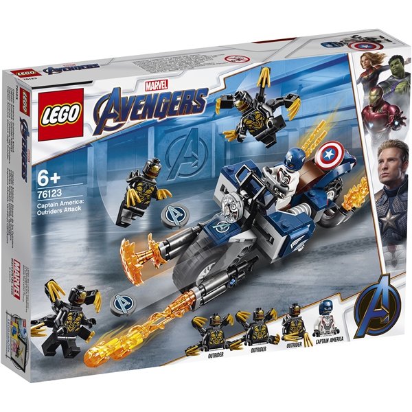 76123 LEGO Super Heroes Captain America Outriders (Bilde 1 av 3)