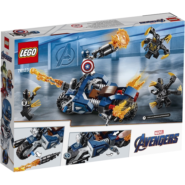 76123 LEGO Super Heroes Captain America Outriders (Bilde 2 av 3)