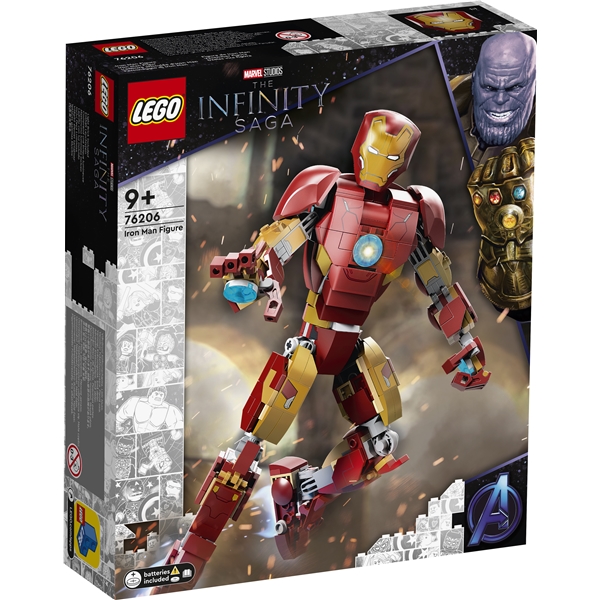 76206 LEGO Super Heroes Iron Man-Figur (Bilde 1 av 6)