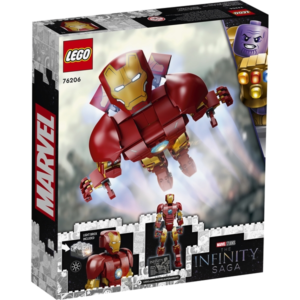76206 LEGO Super Heroes Iron Man-Figur (Bilde 2 av 6)