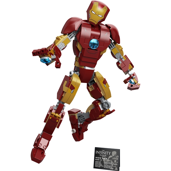 76206 LEGO Super Heroes Iron Man-Figur (Bilde 3 av 6)