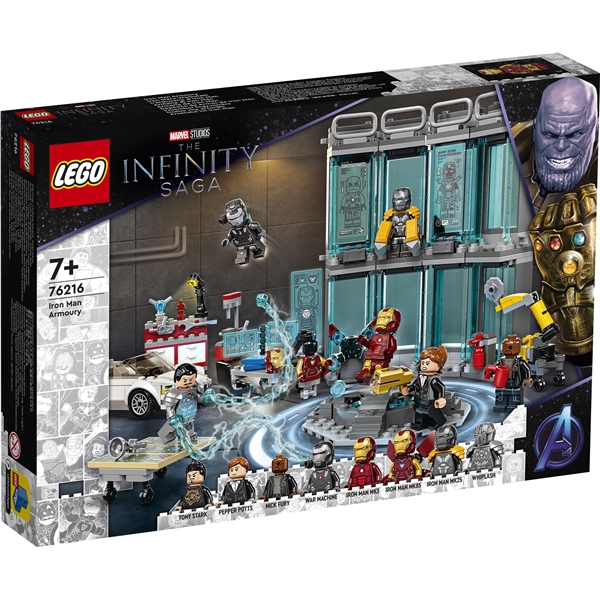 76216 LEGO Super Heroes Iron Mans Våpenlager (Bilde 1 av 7)