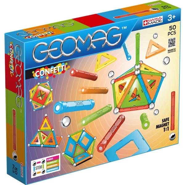 Geomag Confetti 50 deler (Bilde 1 av 3)