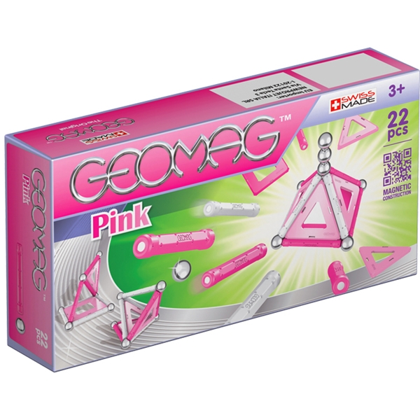 Geomag Panels Pink 22 deler