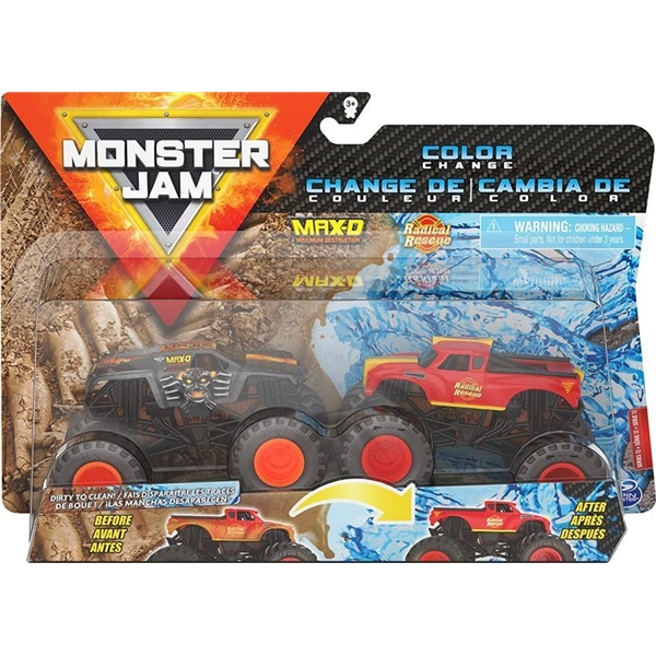 Monster Jam 1:64 2-Pack (Bilde 1 av 5)