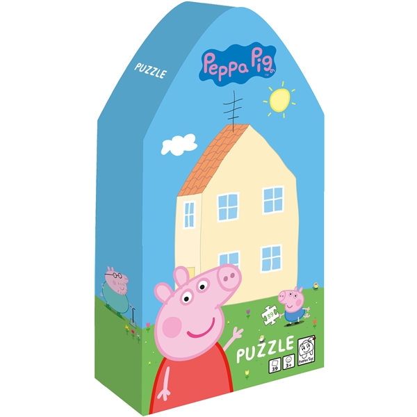 Peppa Gris Deco Puslespill Peppas Hus