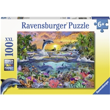 Puslespill XXL 100 Deler Tropical paradise