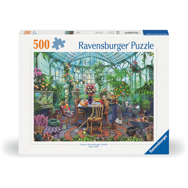 Puslespill 500 Deler Greenhouse Mornings (Bilde 1 av 4)