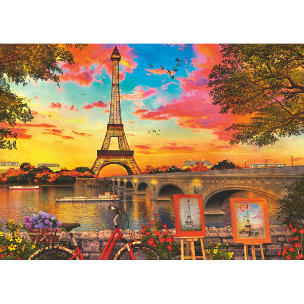 Puslespill 1000 Deler Les Quais de Seine (Bilde 2 av 4)