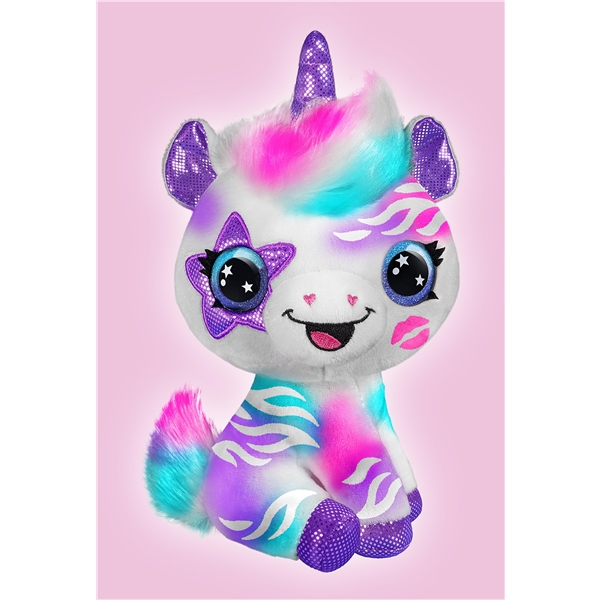 Airbrush Plysj Unicorn (Bilde 3 av 9)