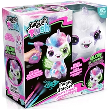 Airbrush Plush Glow in the Dark Unicorn