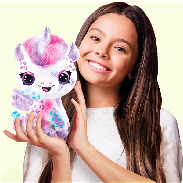Airbrush Plush Glow in the Dark Unicorn (Bilde 3 av 6)