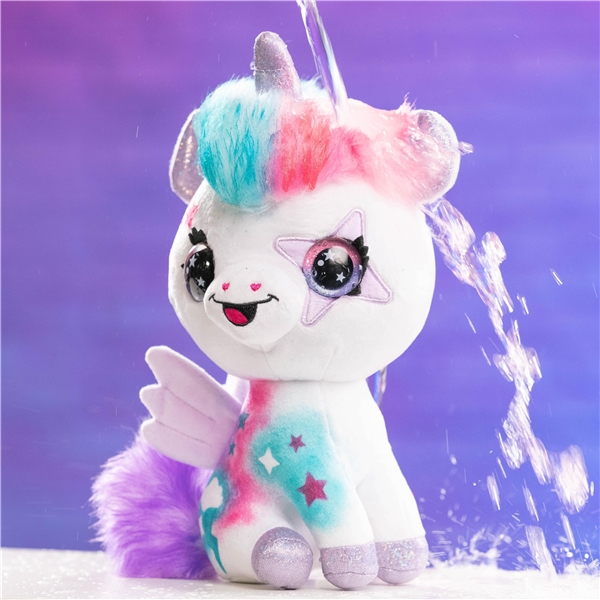 Airbrush Plush Glow in the Dark Unicorn (Bilde 6 av 6)
