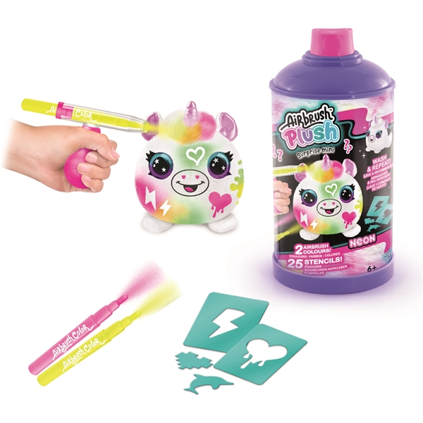 Airbrush Plush Neon Mini Mystery Kit (Bilde 3 av 4)