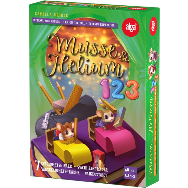 Alga Musse & Helium 123 (nordisk) (Bilde 1 av 4)