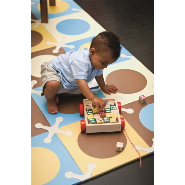 Skip Hop Lekematte Playspot blå/gull (Bilde 2 av 4)
