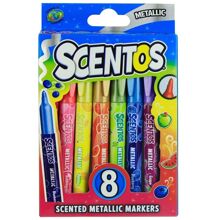 Scentos Metallic Markers 8 stk