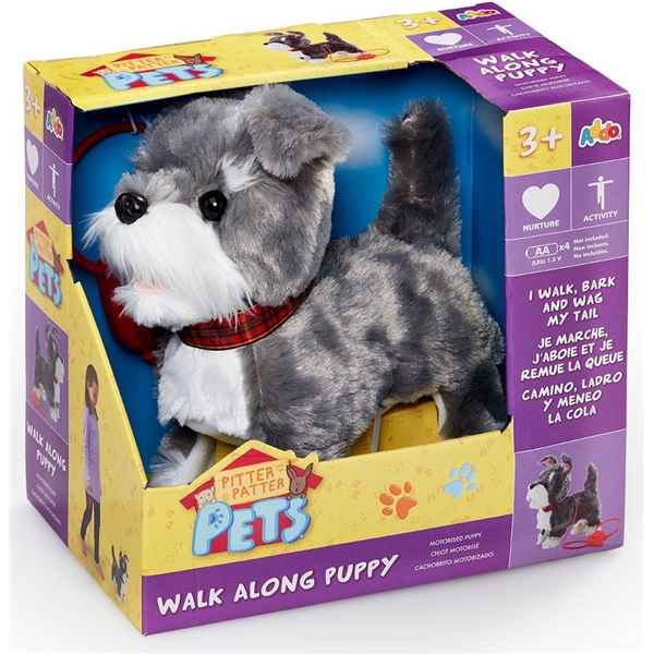 Happy Pets Walk Along Puppy Grey & White (Bilde 2 av 3)