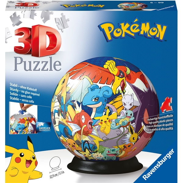 Puslespill 3D 72 Deler Puslespill Pokémon (Bilde 1 av 2)