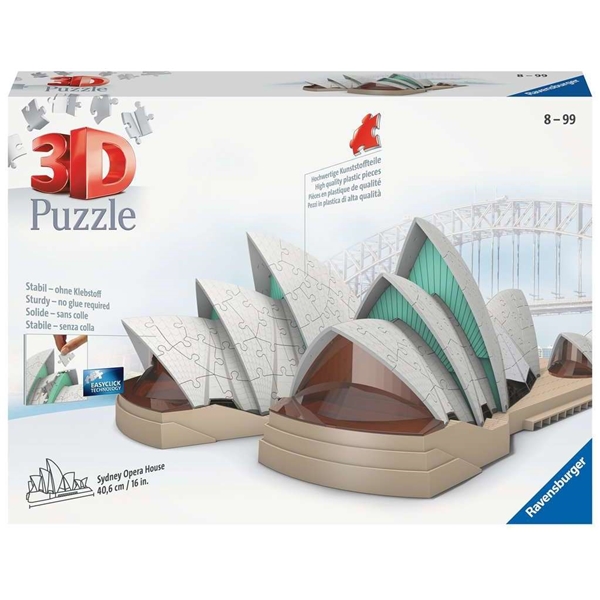 Puslespill 3D 216 Deler Sydney Opera (Bilde 1 av 3)