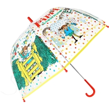 Pippi Langstrømpe Paraply Rødgult