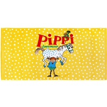 Pippi Langstrømpe Sterkest Badehåndkle Gul