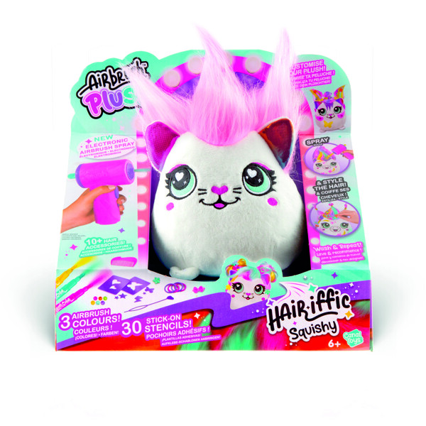 Airbrush Plush Hair'iffic Squish Pal-Precious (Bilde 1 av 5)