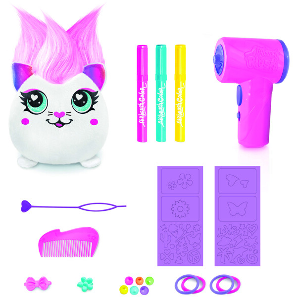 Airbrush Plush Hair'iffic Squish Pal-Precious (Bilde 2 av 5)