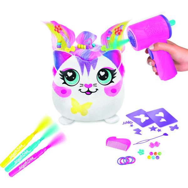 Airbrush Plush Hair'iffic Squish Pal-Precious (Bilde 3 av 5)