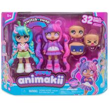 Animakii Dukke Sett Panda/Alien Kitty