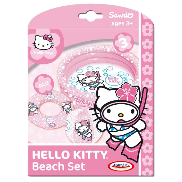 Hello Kitty Sim Set. Pool, badeball og badering! (Bilde 2 av 5)
