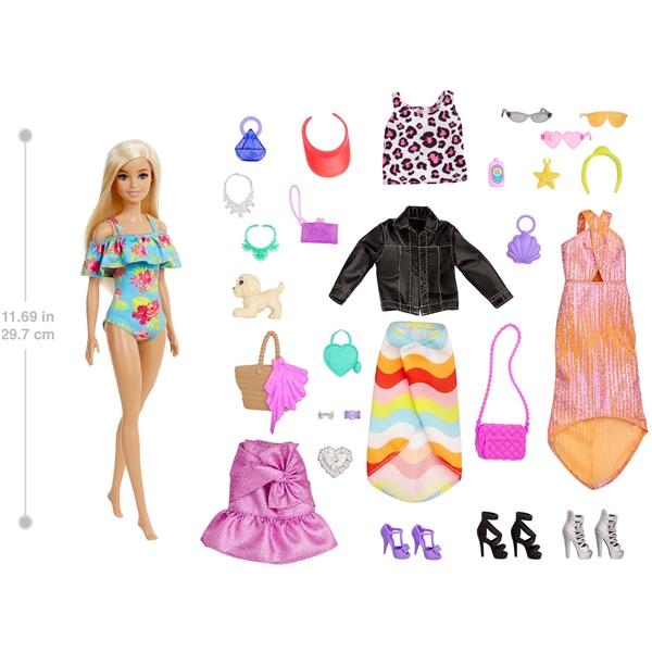 Barbie Day to Night Adventskalender (Bilde 2 av 8)