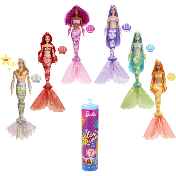 Barbie Color Reveal Rainbow Mermaid (Bilde 1 av 6)