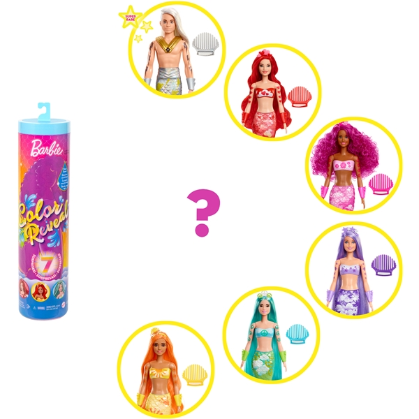 Barbie Color Reveal Rainbow Mermaid (Bilde 2 av 6)