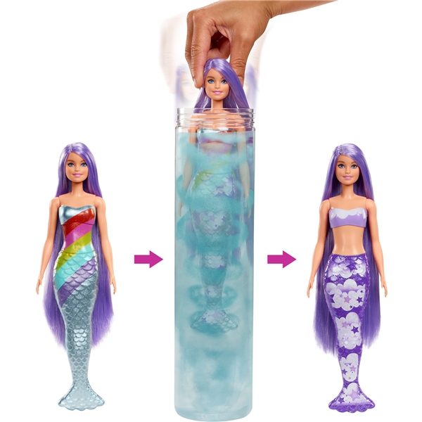 Barbie Color Reveal Rainbow Mermaid (Bilde 3 av 6)