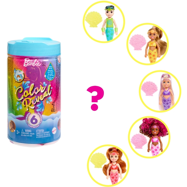 Barbie Color Reveal Chelsea Rainbow Mermaid (Bilde 2 av 6)