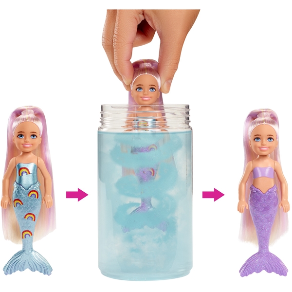 Barbie Color Reveal Chelsea Rainbow Mermaid (Bilde 3 av 6)