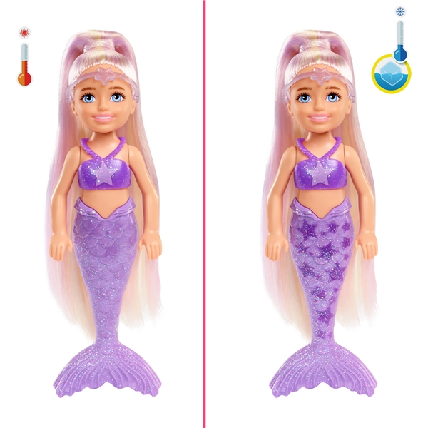 Barbie Color Reveal Chelsea Rainbow Mermaid (Bilde 4 av 6)