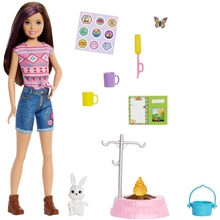 Barbie Camping Skipper & Rabbit