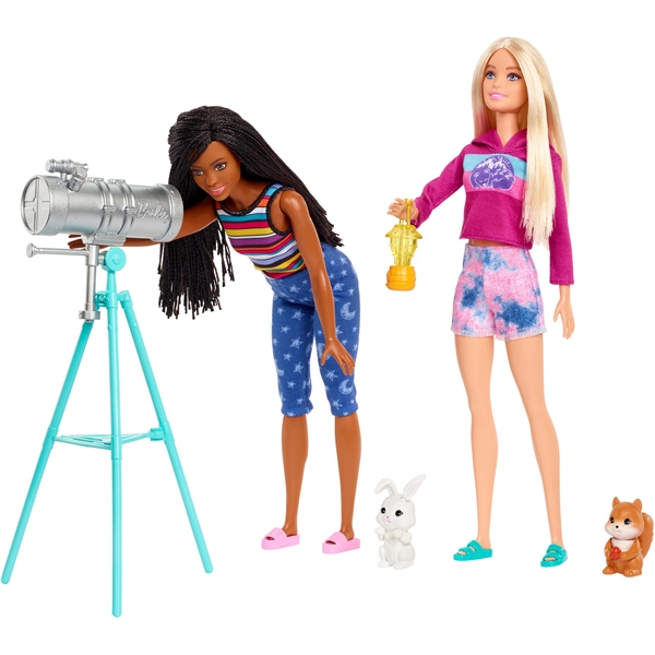 Barbie campingtelt + dukker (Bilde 3 av 7)