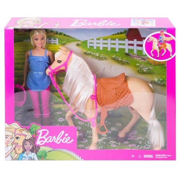 Barbie Doll and Horse (blond) (Bilde 4 av 4)