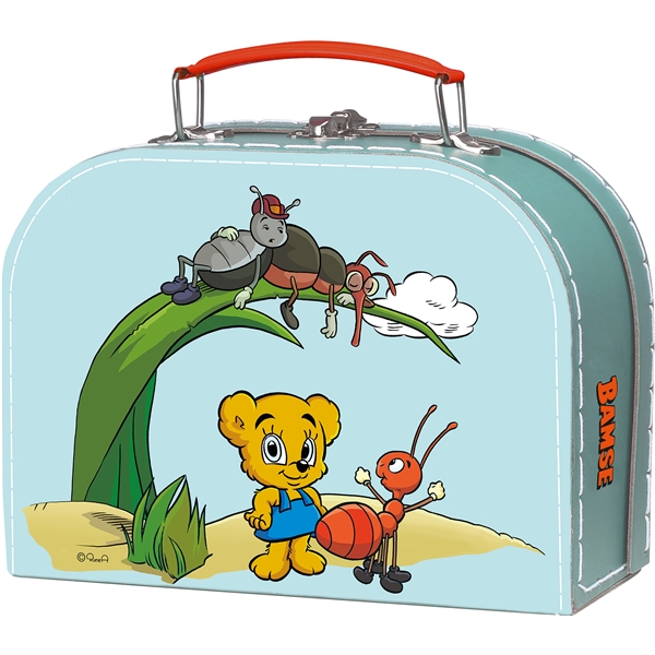 Bamse Koffert Turkis 25 cm (Bilde 2 av 3)