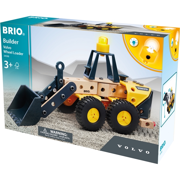 BRIO 34598 Builder Volvo hjullaster (Bilde 6 av 8)