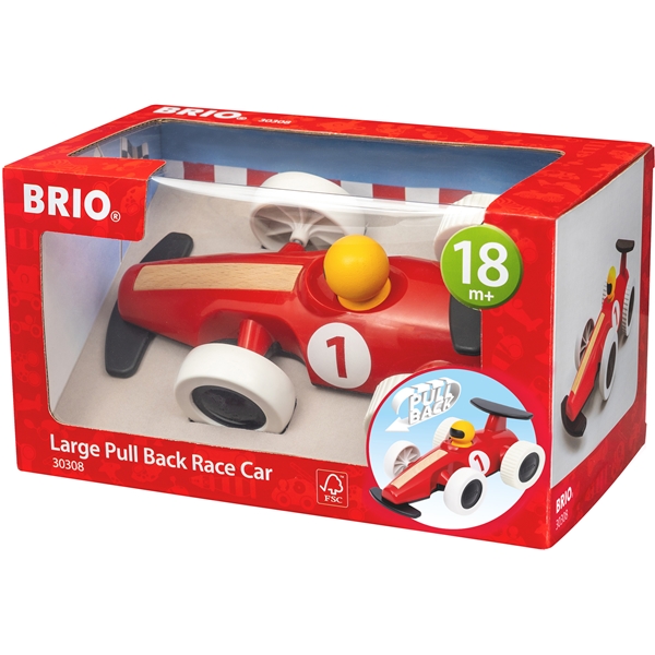 BRIO 30308 Large Pull Back Race Car (Bilde 4 av 5)