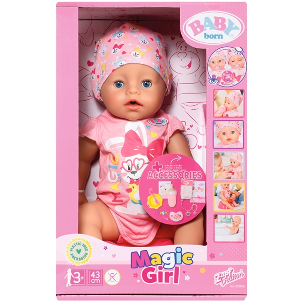 BABY born Magic Girl 43cm (Bilde 5 av 5)