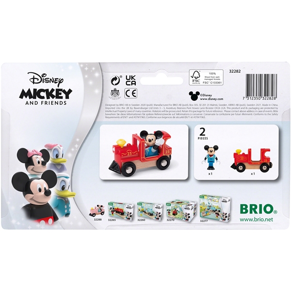 BRIO 32282 Mikke Mus & Damplok (Bilde 3 av 3)
