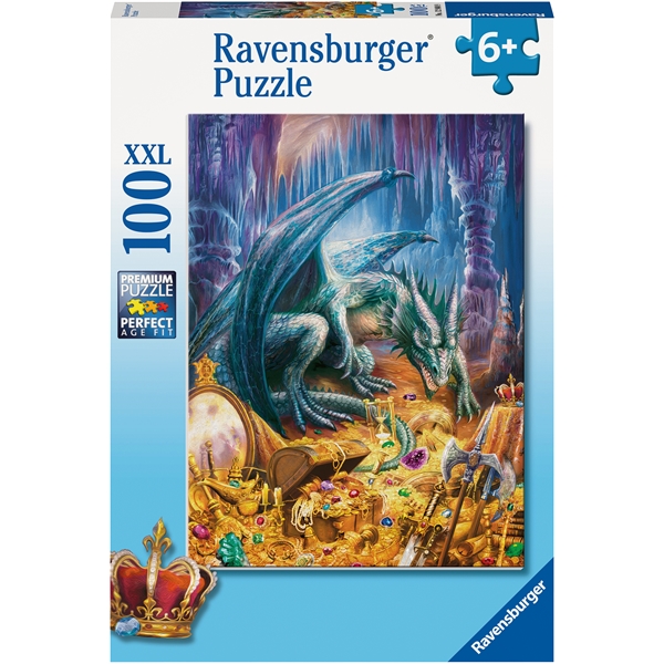 Puslespill XXL 100 Deler Dragon's Treasure (Bilde 1 av 2)