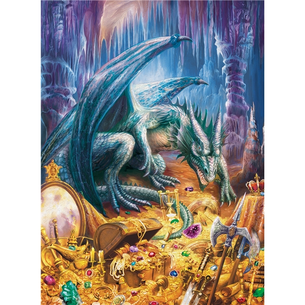 Puslespill XXL 100 Deler Dragon's Treasure (Bilde 2 av 2)